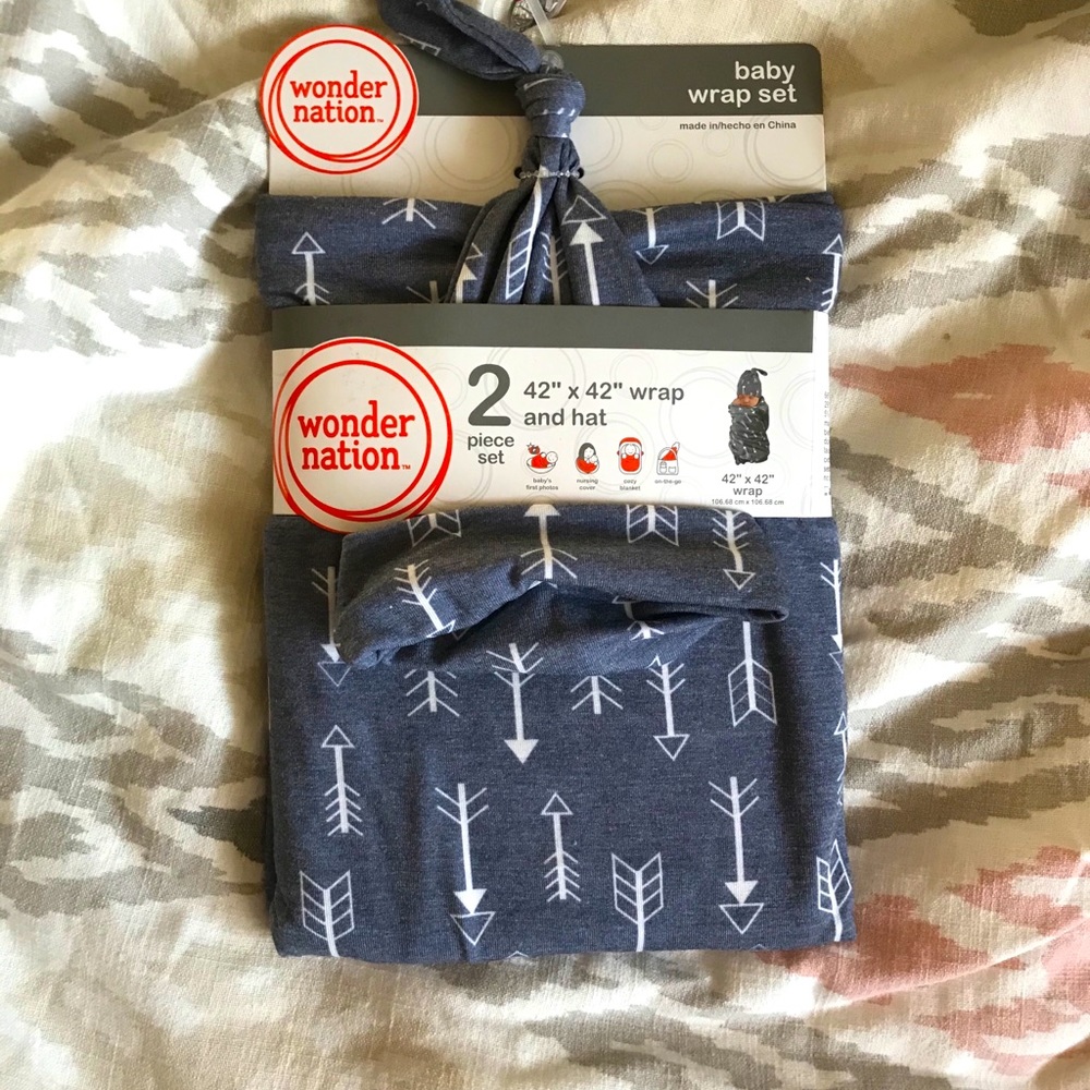 Baby Hat and Wrap Set